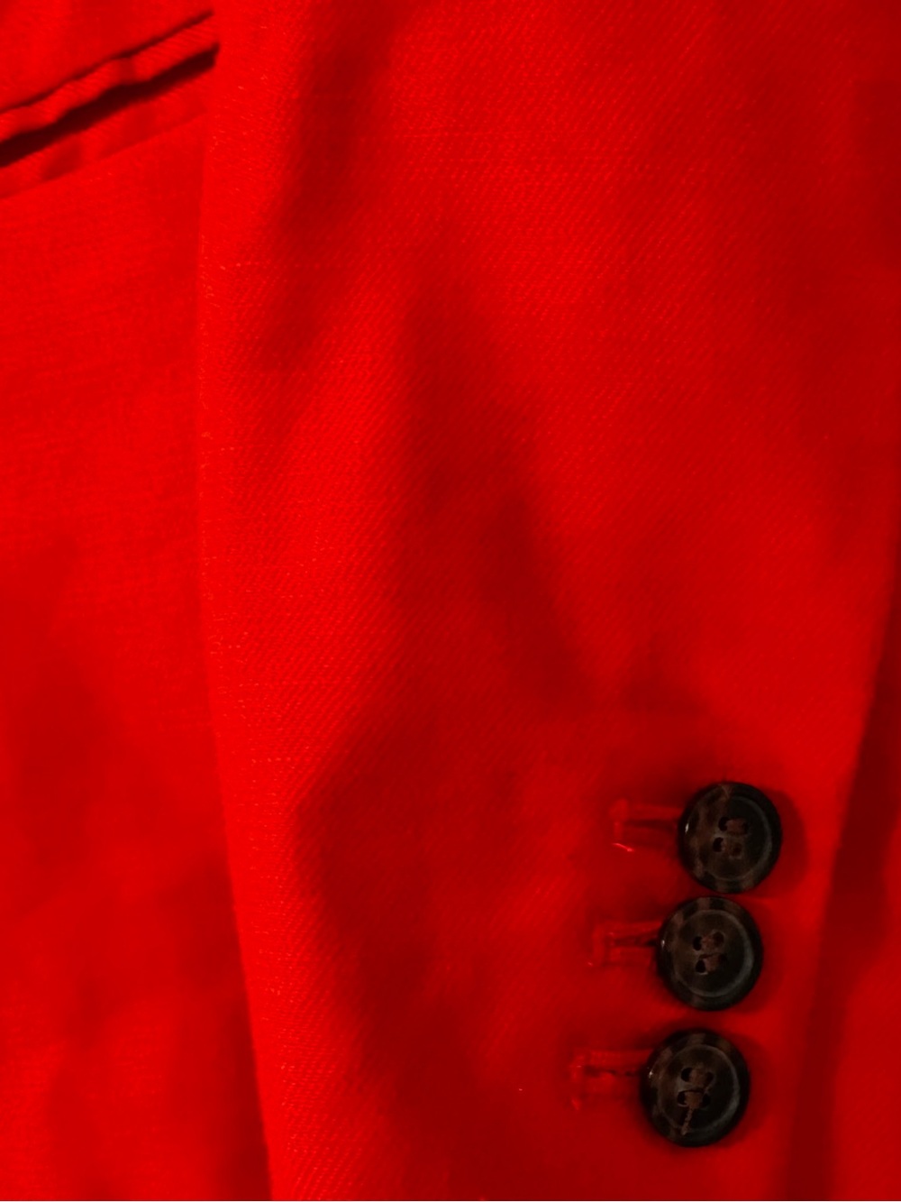 J Crew Parke Linen Blend Single Button Blazer in Brilliant Sunset - Picture 5 of 12
